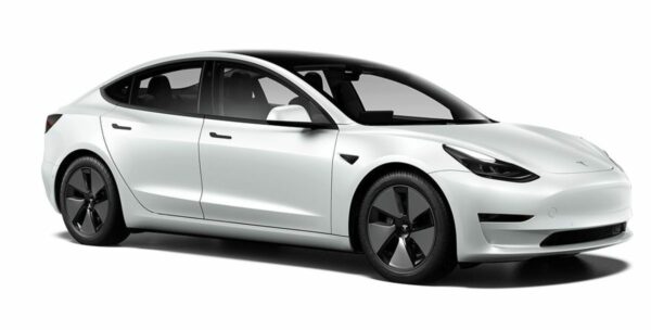 Véhicule Tesla Modèle Y blanche pour chauffeur VTC